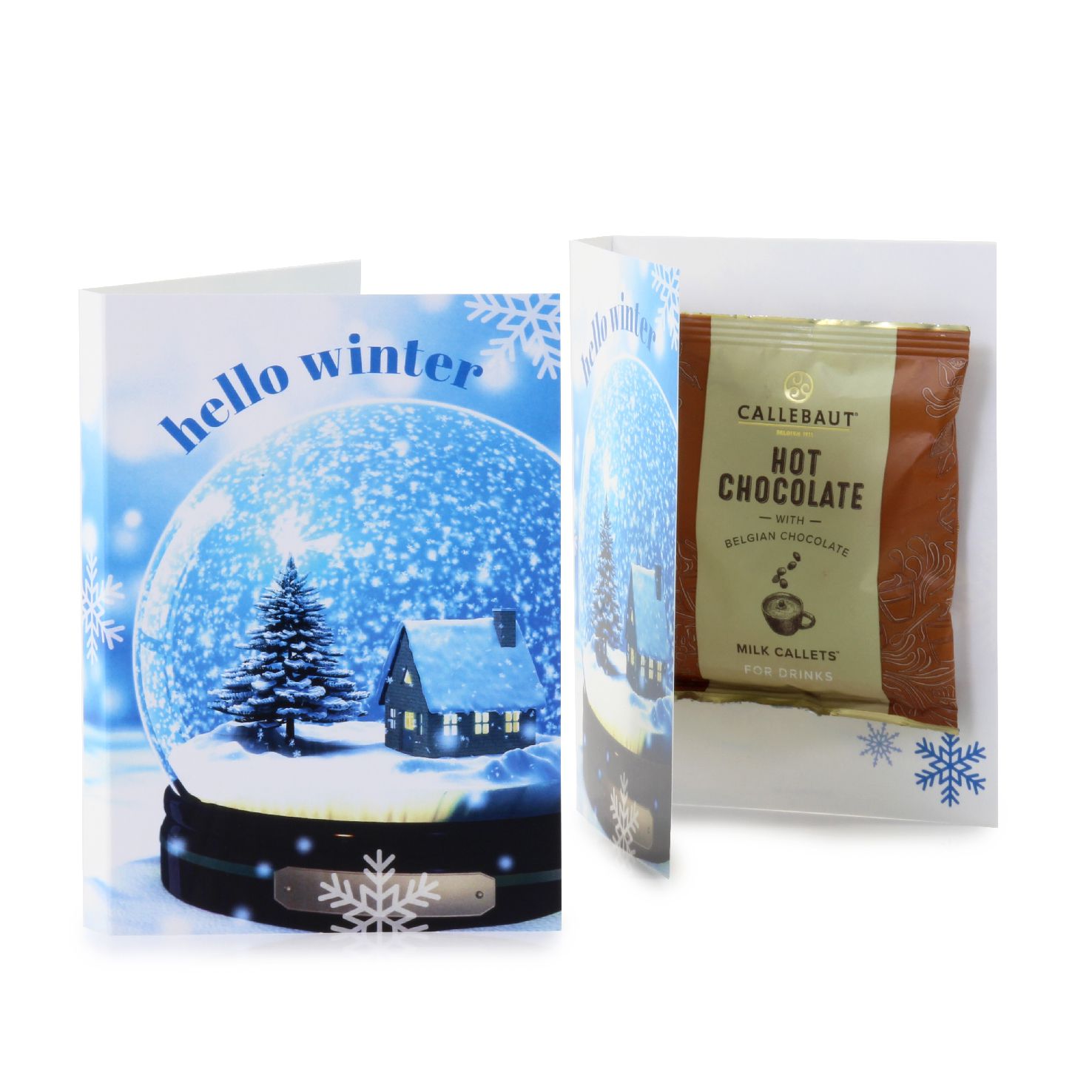 Winterkaart Callebaut chocolademelk