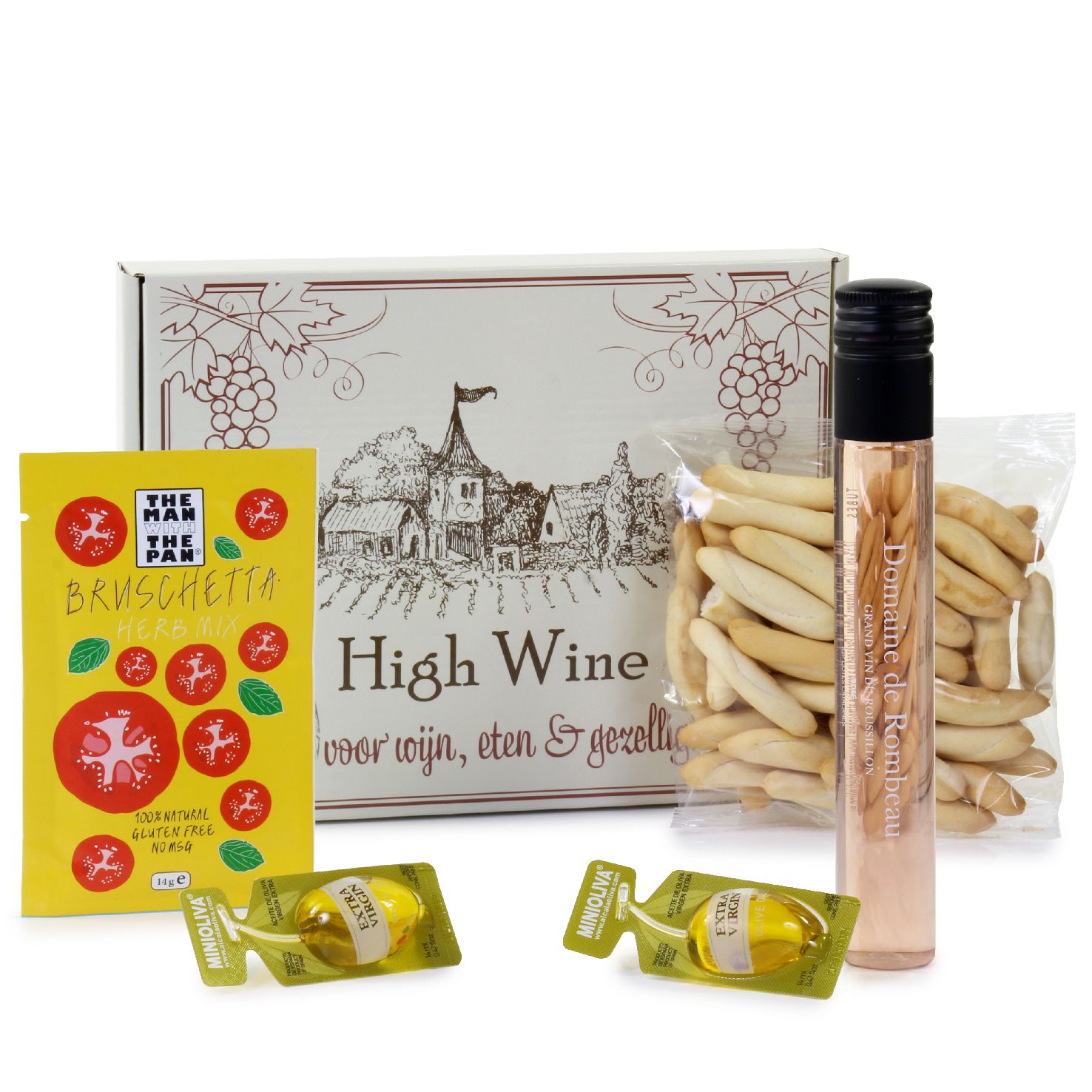 Witte Brievenbuspakket high wine